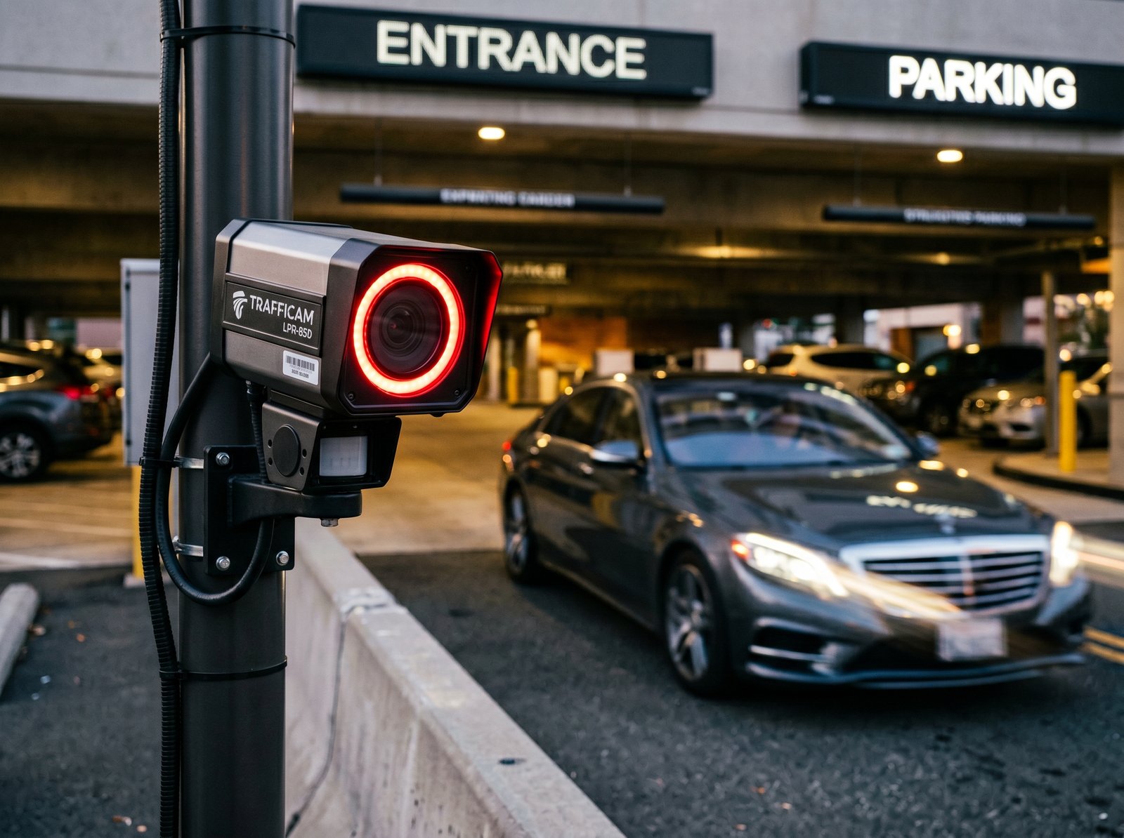 License plate recognition camera